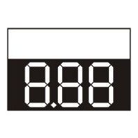 Картонный ценник 45х30мм (VT8) 100шт.