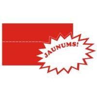 Ценники со звездой Jaunums!